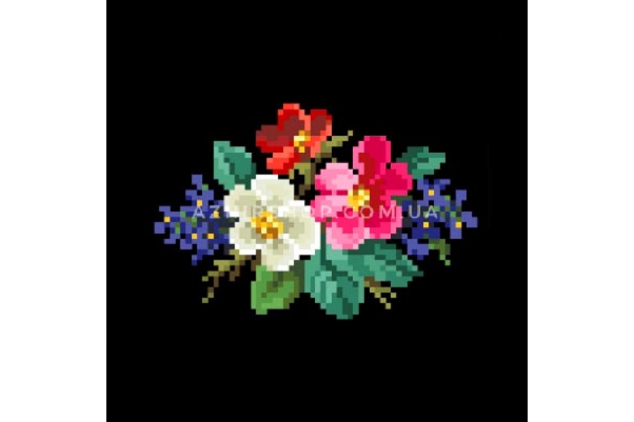 Дизайн (схема для вишивання) "Vintage bouquet (Вінтажний букет)" EP001